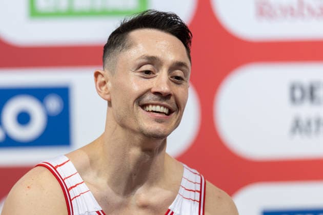 Deutsche Meisterschaften im Gerätturnen 2026, Gerätfinals Andreas Toba (Turn-Klubb zu Hannover). Deutsche Meisterschaften im Gerätturnen, Gerätfinals, am 25. Juli 2026 in der ZAG-Arena in Hannover., Hannover Niedersachsen Deutschland ZAG Arena *** 2026 German Artistic Gymnastics Championships, Apparatus Finals, Andreas Toba Turn Klubb zu Hannover German Artistic Gymnastics Championships, Apparatus Finals, on July 25, 2026, at the ZAG Arena in Hanover, Hanover, Lower Saxony, Germany ZAG Arena