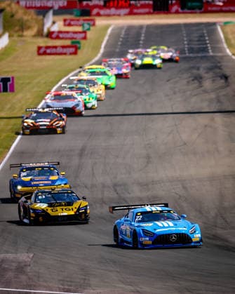 DTM, 9. + 10. Rennen Oschersleben 2026 22 Mercedes-AMG GT3 EVO, Landgraf Motorsport: Lucas Auer, 63 Lamborghini Temerario GT3, GRT Grasser-Racing-Team: Mirko Bortolotti - picture by Gruppe C Photography Oschersleben Oschersleben Sachsen-Anhalt Germany Copyright: xGruppexCxPhotographyx