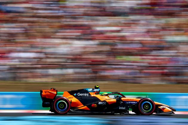 Lando Norris of Great Britain and McLaren , Qualifying, F1 Grand Prix of Hungary, am 25. July 2026 in Budapeste, Hungary. (Foto von Diogo Cardoso DeFodi Images) Lando Norris of Great Britain and McLaren , Qualifying, F1 Grand Prix of Hungary, Hungaroring on July 25, 2026 in Budapeste, Hungary. (Photo by Diogo Cardoso DeFodi Images) - *** Lando Norris of Great Britain and McLaren, Qualifying, F1 Grand Prix of Hungary, on July 25, 2026, in Budapest, Hungary. Photo by Diogo Cardoso DeFodi Images. Lando Norris of Great Britain and McLaren, Qualifying, F1 Hungarian Grand Prix, Hungaroring on July 25, 2026, in Budapest, Hungary. Photo by Diogo Cardoso, DeFodi Images