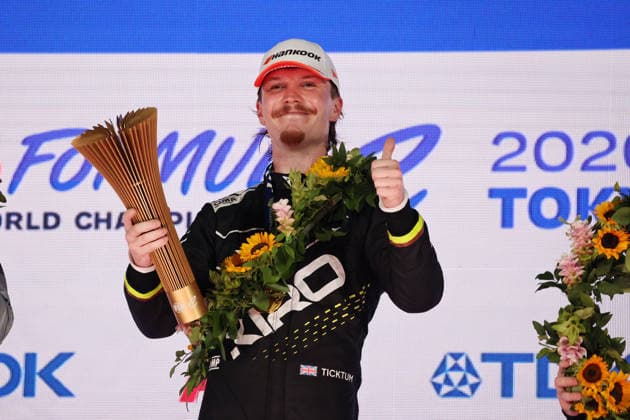 Sieger Dan Ticktum (GBR) Cupra- Kiro, Rennen, FIA Formel E Weltmeisterschaft, Saison 12, Tokio E- Prix, 25.07.2026, *** Winner: Dan Ticktum (GBR) Cupra Kiro, Race, FIA Formula E World Championship, Season 12, Tokyo E-Prix, July 25, 2026,