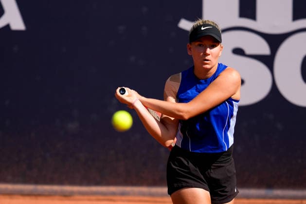 MSC Hamburg Ladies Open - Day 6 Nika Radisic of Slovenia and her playing partner Dalila Jakupovic of Slovenia compete during their semi-final doubles match against Zhibek Kulambayeva of Kazakhstan and Darja Semenistaja of Latvia at the 2026 MSC Hamburg Ladies Open women s tennis tournament at Am Rothenbaum in Hamburg, Germany. Hamburg Hamburg Germany  Copyright: xOwenxHammondx originalFilename:hammond-2026msch260725_nptUk.jpg