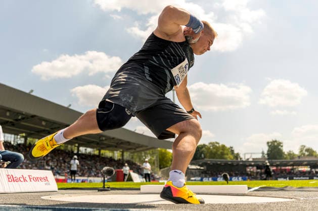 Deutsche Leichtathletik-Meisterschaften; Bochum-Wattenscheid, 25.07.2026 Timo Northoff (LG Bünde-Löhne), Kugelstossen; Deutsche Leichtathletik-Meisterschaften am 25.07.2026 im Lorheide-Stadion, Bochum-Wattenscheid (Nordrhein-Westfalen). *** German Track and Field Championships, Bochum-Wattenscheid, July 25, 2026; Timo Northoff, LG Bünde-Löhne, shot put; German Track and Field Championships on July 25, 2026, at Lorheide Stadium, Bochum-Wattenscheid, North Rhine-Westphalia Copyright: xBEAUTIFULxSPORTS AxelxKohringx