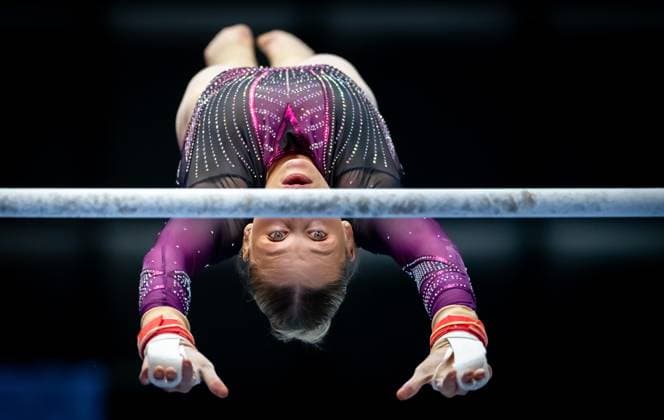 ROTTERDAM - Sanna Veerman during the qualifying competition for the European Gymnastics Championships. The European Championships are taking place in the Croatian capital, Zagreb. IRIS VAN DEN BROEK ANP xVIxANPxSportx xxANPxIVx 564259330 originalFilename: 564259330.jpg