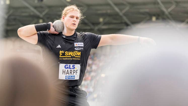 Deutsche Leichtathletik-Meisterschaften; Bochum-Wattenscheid, 25.07.2026 Georg Harpf (LG Stadtwerke München); Deutsche Leichtathletik-Meisterschaften am 25.07.2026 im Lorheide-Stadion, Bochum-Wattenscheid (Nordrhein-Westfalen). *** German Track and Field Championships, Bochum-Wattenscheid, July 25, 2026; Georg Harpf, LG Stadtwerke München; German Track and Field Championships on July 25, 2026, at Lorheide Stadium, Bochum-Wattenscheid, North Rhine-Westphalia Copyright: xBEAUTIFULxSPORTS AxelxKohringx