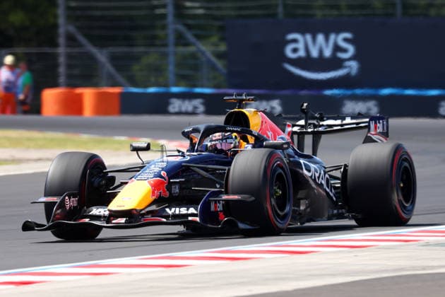 F1 Hungarian Gran Prix Max Verstappen of Oracle Red Bull Racing on track during final practice for the F1 Grand Prix of Hungary. Mogyorod Hungaroring Hungary Copyright: xMarcoxCanonierox