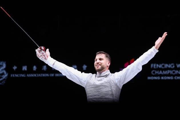 CHINA, HONG KONG - JULY 25, 2026: The Czech Republic s Alexander Choupenitch competes in the men™s individual foil event at the 2026 Kerry Fencing World Championships 2026 Fencing World Championships In Hong Kong  - ZUMAt113 20260725_zaa_t113_139 Copyright: xMikhailxSinitsynx