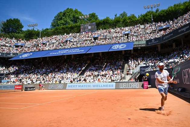 TENNIS - ATP, Tennis Herren Generali Open 2026 KITZBUEHEL,AUSTRIA,25.JUL.26 - TENNIS - ATP World Tour, Generali Open. Image shows Quentin Halys (FRA).  GEPAxpictures xDanielxSchoenherr