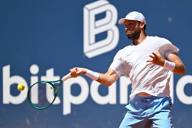 TENNIS - ATP, Tennis Herren Generali Open 2026 KITZBUEHEL,AUSTRIA,25.JUL.26 - TENNIS - ATP World Tour, Generali Open. Image shows Quentin Halys (FRA).  GEPAxpictures xDanielxSchoenherr