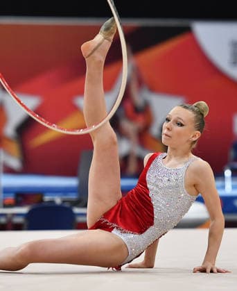 25.07.2026, xhbx, Turnen Rhythmische Sportgymnastik, Deutsche Meisterschaften 2026 v.l. Anastasia Stroh (TV St. Wendel) Reifen (DFL DFB REGULATIONS PROHIBIT ANY USE OF PHOTOGRAPHS as IMAGE SEQUENCES and or QUASI-VIDEO) Hannover *** July 25, 2026, xhbx, Rhythmic Gymnastics, 2026 German Championships by Anastasia Stroh, TV St. Wendel, Hoop, DFL, DFB. REGULATIONS PROHIBIT ANY USE OF PHOTOGRAPHS AS IMAGE SEQUENCES AND OR QUASI-VIDEO. Hanover