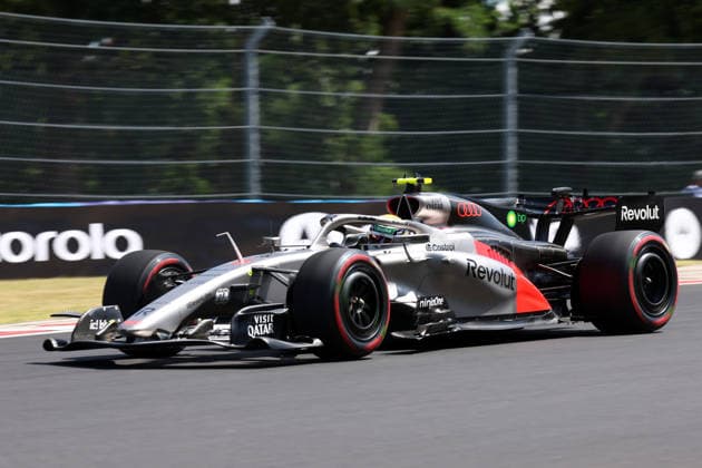 F1 Hungarian Gran Prix Gabriel Bortoleto of Audi Revolut F1 Team on track during final practice for the F1 Grand Prix of Hungary at Hungaroring on July 25, 2026 in Mogyorod, Hungary. Mogyorod Hungaroring Hungary Copyright: xMarcoxCanonierox