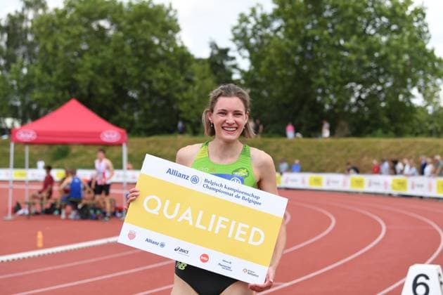 Belgian Helena Ponette pictured at the Belgian athletics championships, Saturday 25 July 2026 in Kessel-Lo, Leuven. JILLxDELSAUX  x182008112x
