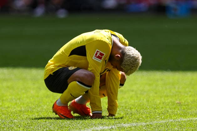 25.07.2026, GER, Fussball, Herren, Vorbereitungsspiel, Saison 2026 2027, Fortuna Düsseldorf - Borussia Dortmund Yan Couto (BVB) ist enttäuscht Düsseldorf merkur Spiel-Arena Nordrhein-Westfalen Deutschland *** July 25, 2026, GER, Soccer, Men s, Preseason Match, 2026–2027 Season, Fortuna Düsseldorf vs. Borussia Dortmund, Yan Couto, BVB is disappointed, Düsseldorf Merkur, Spiel Arena, North Rhine-Westphalia, Germany Copyright: xAdrianxSchlüterx