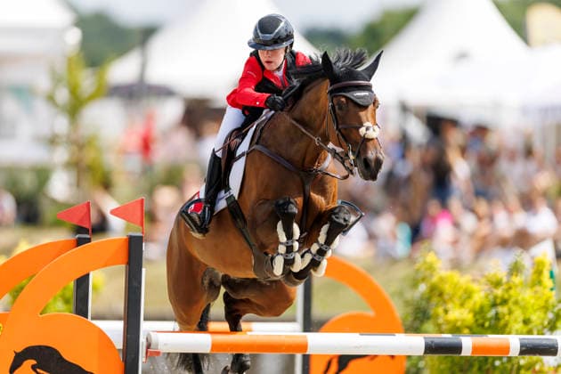 HAGEN a.T.W. - FEI Jumping European Championship, EM, Europameisterschaft Children, Juniors and Young Rider 2026, HAGEN a.T.W. - FEI Jumping European Championship Children, Juniors and Young Rider 2026 AMSLER Alessia (SUI), Lady Dallas Final Individual Einzelfinale CH-EU-Ch-S - Children Final Individuals over two rounds - FIRST ROUND Hagen a.T.W., Reitanlage Haunhorst 25. July 2026 - *** HAGEN a T W FEI Jumping European Championship for Children, Juniors, and Young Riders 2026, HAGEN a T W FEI Jumping European Championship for Children, Juniors, and Young Riders 2026 AMSLER Alessia SUI, Lady Dallas Final Individual CH EU Ch S Children Final Individuals over two rounds FIRST ROUND Hagen a T W, Haunhorst Equestrian Center, July 25, 2026