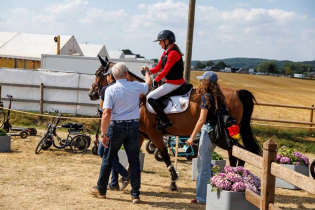 HAGEN a.T.W. - FEI Jumping European Championship, EM, Europameisterschaft Children, Juniors and Young Rider 2026, HAGEN a.T.W. - FEI Jumping European Championship Children, Juniors and Young Rider 2026 OSING Mila (GER), Capitaine Final Individual Einzelfinale CH-EU-Ch-S - Children Final Individuals over two rounds - FIRST ROUND Hagen a.T.W., Reitanlage Haunhorst 25. July 2026 - *** HAGEN a T W FEI Jumping European Championship for Children, Juniors, and Young Riders 2026, HAGEN a T W FEI Jumping European Championship for Children, Juniors, and Young Riders 2026 OSING Mila GER, Team Captain Individual Final CH EU Ch S Children’s Individual Final over two rounds FIRST ROUND Hagen a T W, Haunhorst Equestrian Center, July 25, 2026