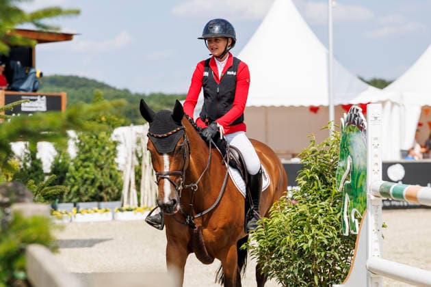 HAGEN a.T.W. - FEI Jumping European Championship, EM, Europameisterschaft Children, Juniors and Young Rider 2026, HAGEN a.T.W. - FEI Jumping European Championship Children, Juniors and Young Rider 2026 OSING Mila (GER), Capitaine Final Individual Einzelfinale CH-EU-Ch-S - Children Final Individuals over two rounds - FIRST ROUND Hagen a.T.W., Reitanlage Haunhorst 25. July 2026 - *** HAGEN a T W FEI Jumping European Championship for Children, Juniors, and Young Riders 2026, HAGEN a T W FEI Jumping European Championship for Children, Juniors, and Young Riders 2026 OSING Mila GER, Team Captain Individual Final CH EU Ch S Children’s Individual Final over two rounds FIRST ROUND Hagen a T W, Haunhorst Equestrian Center, July 25, 2026