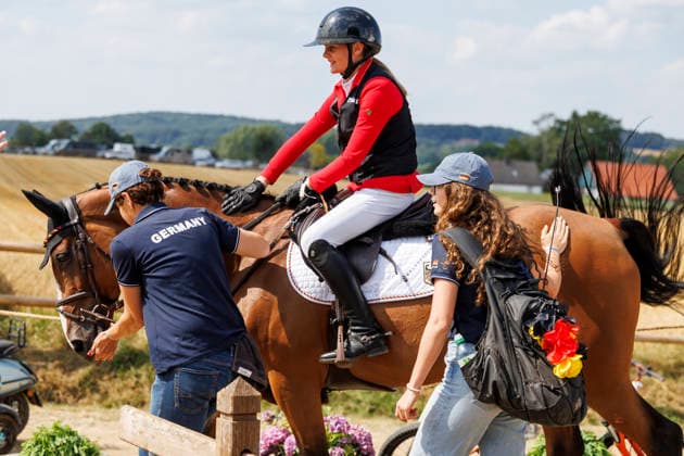 HAGEN a.T.W. - FEI Jumping European Championship, EM, Europameisterschaft Children, Juniors and Young Rider 2026, HAGEN a.T.W. - FEI Jumping European Championship Children, Juniors and Young Rider 2026 OSING Mila (GER), Capitaine Final Individual Einzelfinale CH-EU-Ch-S - Children Final Individuals over two rounds - FIRST ROUND Hagen a.T.W., Reitanlage Haunhorst 25. July 2026 - *** HAGEN a T W FEI Jumping European Championship for Children, Juniors, and Young Riders 2026, HAGEN a T W FEI Jumping European Championship for Children, Juniors, and Young Riders 2026 OSING Mila GER, Team Captain Individual Final CH EU Ch S Children’s Individual Final over two rounds FIRST ROUND Hagen a T W, Haunhorst Equestrian Center, July 25, 2026