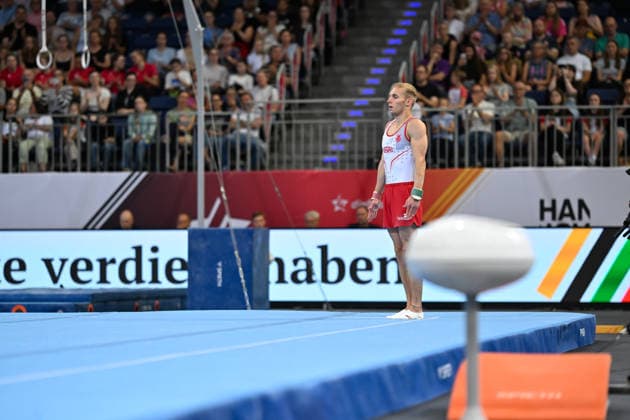 Lucas Kochan (SC Cottbus Turnen) DIE FINALS 2026 - Deutsche Meisterschaften Geraeteturnen Geraetefinals Maenner, 25.07.2026 DIE FINALS 2026 - Deutsche Meisterschaften Geraeteturnen Geraetefinals Maenner, 25.07.2026 Hannover *** Lucas Kochan, SC Cottbus Gymnastics, THE FINALS 2026 German Artistic Gymnastics Championships, Men s Apparatus Finals, July 25, 2026, THE FINALS 2026 German Artistic Gymnastics Championships, Men s Apparatus Finals, July 25, 2026, Hanover Copyright: xEibner-Pressefoto xHoepnerx EP_PHR
