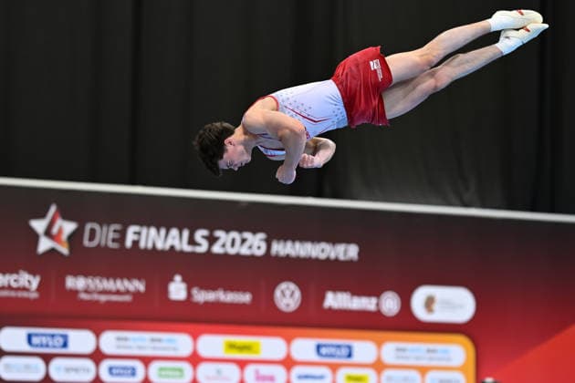 Radomyr Stelmakh (SC Cottbus Turnen) DIE FINALS 2026 - Deutsche Meisterschaften Geraeteturnen Geraetefinals Maenner, 25.07.2026 DIE FINALS 2026 - Deutsche Meisterschaften Geraeteturnen Geraetefinals Maenner, 25.07.2026 Hannover *** Radomyr Stelmakh SC Cottbus Gymnastics THE FINALS 2026 German Artistic Gymnastics Championships Men s Apparatus Finals, July 25, 2026 THE FINALS 2026 German Artistic Gymnastics Championships Men s Apparatus Finals, July 25, 2026, Hanover Copyright: xEibner-Pressefoto xHoepnerx EP_PHR