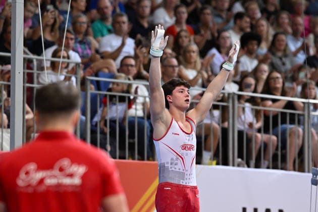 Radomyr Stelmakh (SC Cottbus Turnen) DIE FINALS 2026 - Deutsche Meisterschaften Geraeteturnen Geraetefinals Maenner, 25.07.2026 DIE FINALS 2026 - Deutsche Meisterschaften Geraeteturnen Geraetefinals Maenner, 25.07.2026 Hannover *** Radomyr Stelmakh SC Cottbus Gymnastics THE FINALS 2026 German Artistic Gymnastics Championships Men s Apparatus Finals, July 25, 2026 THE FINALS 2026 German Artistic Gymnastics Championships Men s Apparatus Finals, July 25, 2026, Hanover Copyright: xEibner-Pressefoto xHoepnerx EP_PHR