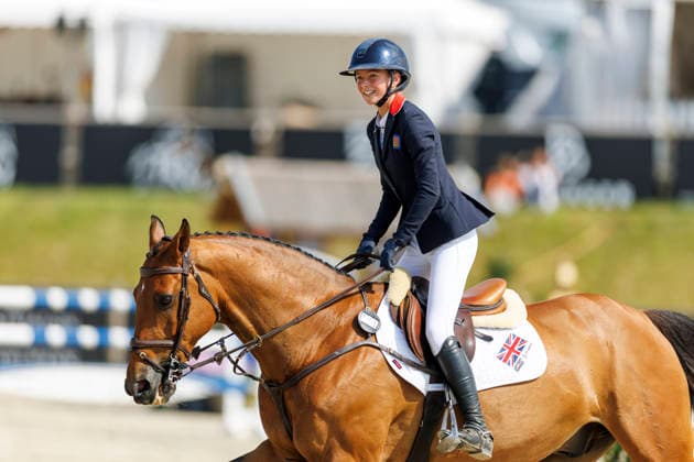 HAGEN a.T.W. - FEI Jumping European Championship, EM, Europameisterschaft Children, Juniors and Young Rider 2026, HAGEN a.T.W. - FEI Jumping European Championship Children, Juniors and Young Rider 2026 MORGAN-EVANS Tabby (GBR), Catoki Final Individual Einzelfinale CH-EU-Ch-S - Children Final Individuals over two rounds - FIRST ROUND Hagen a.T.W., Reitanlage Haunhorst 25. July 2026 - *** HAGEN a T W FEI Jumping European Championship for Children, Juniors, and Young Riders 2026, HAGEN a T W FEI Jumping European Championship for Children, Juniors, and Young Riders 2026 MORGAN EVANS Tabby GBR, Catoki Final Individual (Children’s Division) over two rounds FIRST ROUND Hagen a T W, Haunhorst Equestrian Center, July 25, 2026