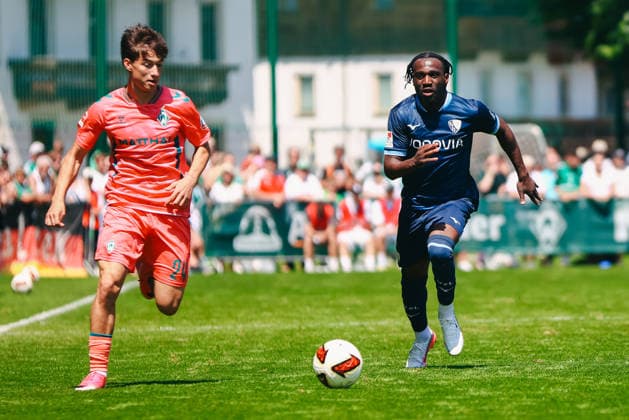 SOCCER - Bremen vs Bochum, test match ZELL AM ZILLER,AUSTRIA,25.JUL.26 - SOCCER - 1. DFL, 1. Deutsche Bundesliga, 2. DFL, 2. Deutsche Bundesliga, SV Werder Bremen vs VfL Bochum, test match. Image shows a Patrice Covic (Bremen).  GEPAxpictures xOleskiixMarusyk