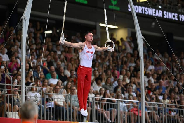 Andreas Toba (Turn-Klubb zu Hannover 1858) DIE FINALS 2026 - Deutsche Meisterschaften Geraeteturnen Geraetefinals Maenner, 25.07.2026 DIE FINALS 2026 - Deutsche Meisterschaften Geraeteturnen Geraetefinals Maenner, 25.07.2026 Hannover *** Andreas Toba Gymnastics Club Hannover 1858 THE FINALS 2026 German Artistic Gymnastics Championships Men s Apparatus Finals, July 25, 2026 THE FINALS 2026 German Artistic Gymnastics Championships Apparatus Finals Men, July 25, 2026 Hanover Copyright: xEibner-Pressefoto xHoepnerx EP_PHR