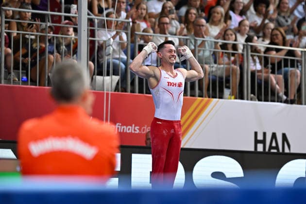 Andreas Toba (Turn-Klubb zu Hannover 1858) DIE FINALS 2026 - Deutsche Meisterschaften Geraeteturnen Geraetefinals Maenner, 25.07.2026 DIE FINALS 2026 - Deutsche Meisterschaften Geraeteturnen Geraetefinals Maenner, 25.07.2026 Hannover *** Andreas Toba Gymnastics Club Hannover 1858 THE FINALS 2026 German Artistic Gymnastics Championships Men s Apparatus Finals, July 25, 2026 THE FINALS 2026 German Artistic Gymnastics Championships Apparatus Finals Men, July 25, 2026 Hanover Copyright: xEibner-Pressefoto xHoepnerx EP_PHR