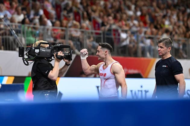 Andreas Toba (Turn-Klubb zu Hannover 1858) DIE FINALS 2026 - Deutsche Meisterschaften Geraeteturnen Geraetefinals Maenner, 25.07.2026 DIE FINALS 2026 - Deutsche Meisterschaften Geraeteturnen Geraetefinals Maenner, 25.07.2026 Hannover *** Andreas Toba Gymnastics Club Hannover 1858 THE FINALS 2026 German Artistic Gymnastics Championships Men s Apparatus Finals, July 25, 2026 THE FINALS 2026 German Artistic Gymnastics Championships Apparatus Finals Men, July 25, 2026 Hanover Copyright: xEibner-Pressefoto xHoepnerx EP_PHR
