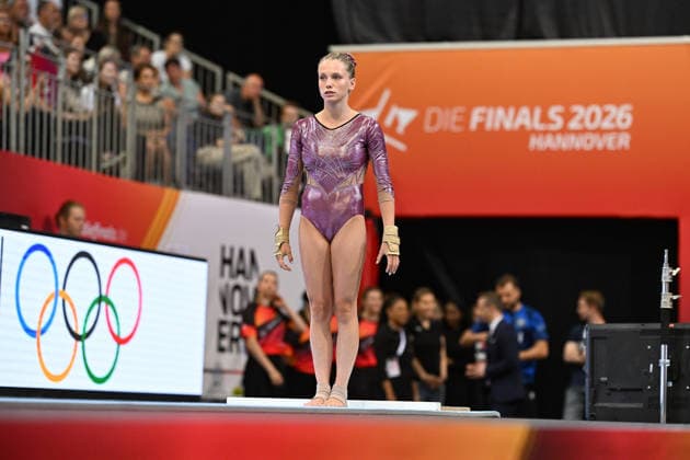 Mia Reimann (TSV Jetzendorf 1924) DIE FINALS 2026 - Deutsche Meisterschaften Geraeteturnen Geraetefinals Frauen, 25.07.2026 DIE FINALS 2026 - Deutsche Meisterschaften Geraeteturnen Geraetefinals Frauen, 25.07.2026 Hannover *** Mia Reimann, TSV Jetzendorf 1924, THE FINALS 2026 German Artistic Gymnastics Championships, Women’s Apparatus Finals, July 25, 2026, THE FINALS 2026 German Artistic Gymnastics Championships, Women’s Apparatus Finals, July 25, 2026, Hanover Copyright: xEibner-Pressefoto xHoepnerx EP_PHR