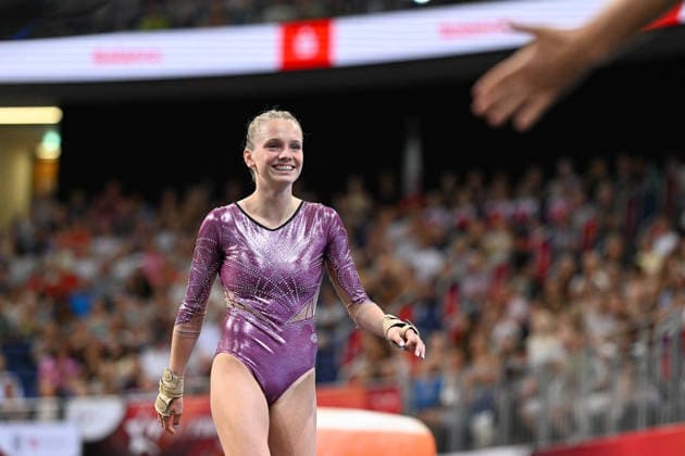 Mia Reimann (TSV Jetzendorf 1924) DIE FINALS 2026 - Deutsche Meisterschaften Geraeteturnen Geraetefinals Frauen, 25.07.2026 DIE FINALS 2026 - Deutsche Meisterschaften Geraeteturnen Geraetefinals Frauen, 25.07.2026 Hannover *** Mia Reimann, TSV Jetzendorf 1924, THE FINALS 2026 German Artistic Gymnastics Championships, Women’s Apparatus Finals, July 25, 2026, THE FINALS 2026 German Artistic Gymnastics Championships, Women’s Apparatus Finals, July 25, 2026, Hanover Copyright: xEibner-Pressefoto xHoepnerx EP_PHR