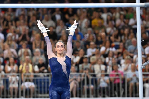 Pauline Schaefer-Betz (KTV Chemnitz e.V.) DIE FINALS 2026 - Deutsche Meisterschaften Geraeteturnen Geraetefinals Frauen, 25.07.2026 DIE FINALS 2026 - Deutsche Meisterschaften Geraeteturnen Geraetefinals Frauen, 25.07.2026 Hannover *** Pauline Schaefer Betz, KTV Chemnitz e.V. THE FINALS 2026 German Artistic Gymnastics Championships Women’s Apparatus Finals, July 25, 2026 THE FINALS 2026 German Artistic Gymnastics Championships Women’s Apparatus Finals, July 25, 2026, Hanover Copyright: xEibner-Pressefoto xHoepnerx EP_PHR