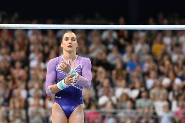 Helen Kevric (MTV Stuttgart 1843 e.V.) DIE FINALS 2026 - Deutsche Meisterschaften Geraeteturnen Geraetefinals Frauen, 25.07.2026 DIE FINALS 2026 - Deutsche Meisterschaften Geraeteturnen Geraetefinals Frauen, 25.07.2026 Hannover *** Helen Kevric MTV Stuttgart 1843 e.V. THE FINALS 2026 German Artistic Gymnastics Championships Women s Apparatus Finals, July 25, 2026 THE FINALS 2026 German Artistic Gymnastics Championships Women s Apparatus Finals, July 25, 2026, Hanover Copyright: xEibner-Pressefoto xHoepnerx EP_PHR