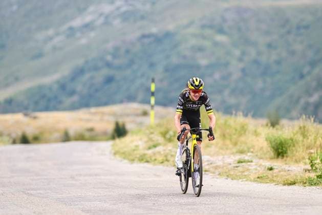 Tour de France 2026 Stage 20 ALPE D HUEZ, FRANCE - JULY 25 : Kuss Sepp (USA) of Team Visma Lease a Bike in action during stage 20 of the 113rd edition of Tour de France an UCI World Tour 2.UWT cycling road race stage for Men Elite of 171 km with start in Le Bourg d Oissans and finish in Alpe d Huez on July 25, 2026 in Alpe d Huez, France, 25 07 2026 Alpe d Huez France  Copyright: xPeterxDexVoechtx