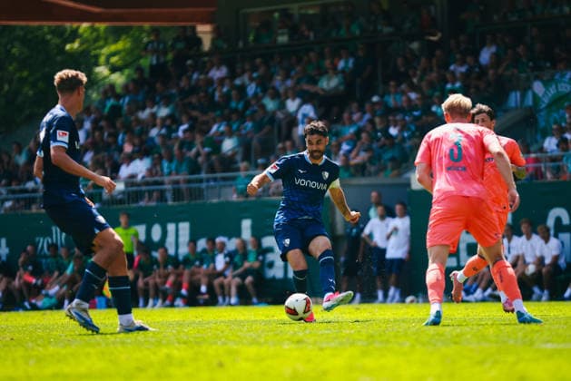 SOCCER - Bremen vs Bochum, test match ZELL AM ZILLER,AUSTRIA,25.JUL.26 - SOCCER - 1. DFL, 1. Deutsche Bundesliga, 2. DFL, 2. Deutsche Bundesliga, SV Werder Bremen vs VfL Bochum, test match. Image shows Gerrit Holtmann (Bochum).  GEPAxpictures xOleskiixMarusyk