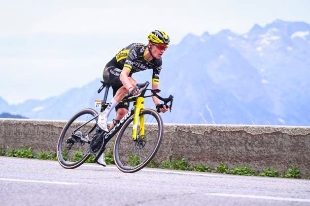 Tour de France 2026 Stage 20 ALPE D HUEZ, FRANCE - JULY 25 : Kuss Sepp (USA) of Team Visma Lease a Bike in action during stage 20 of the 113rd edition of Tour de France an UCI World Tour 2.UWT cycling road race stage for Men Elite of 171 km with start in Le Bourg d Oissans and finish in Alpe d Huez on July 25, 2026 in Alpe d Huez, France, 25 07 2026 Alpe d Huez France  Copyright: xGvgx
