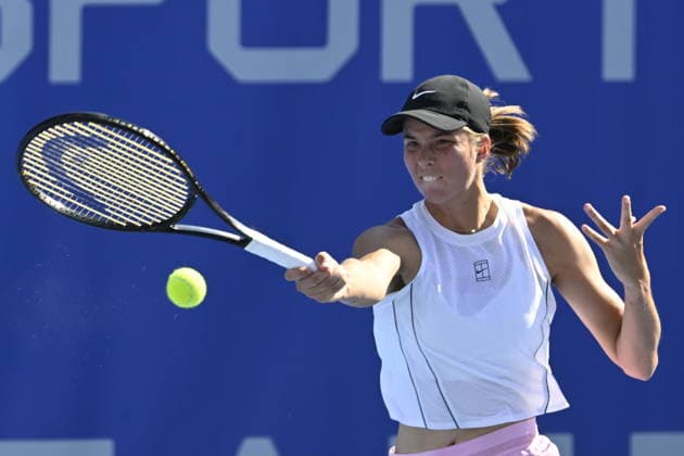 Lilli Tagger of Austria in action during the march against Barbora Krejcikova of Czech Republic within the women s WTA, Tennis Damen 250 Livesport Prague Open 2026 tennis tournament in Prague, Czech Republic, on July 25, 2026. (CTKxPhoto MichalxKrumphanzl) CTKPhotoP2026072503785  CTKPhotoP2026072503785
