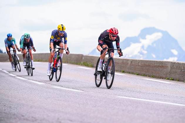 Tour de France 2026 Stage 20 ALPE D HUEZ, FRANCE - JULY 25 : Rider of Tudor Pro Cycling Team in action during stage 20 of the 113rd edition of Tour de France an UCI World Tour 2.UWT cycling road race stage for Men Elite of 171 km with start in Le Bourg d Oissans and finish in Alpe d Huez on July 25, 2026 in Alpe d Huez, France, 25 07 2026 Alpe d Huez France  Copyright: xGvgx
