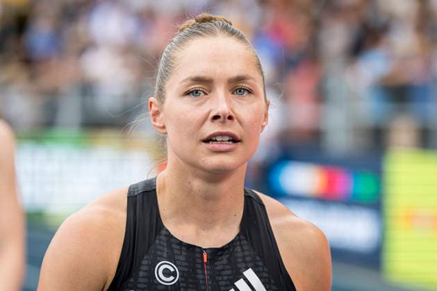 Deutsche Leichtathletik-Meisterschaften; Bochum-Wattenscheid, 25.07.2026 Gina Lückenkemper (SCC Berlin), 100m Vorlauf; Deutsche Leichtathletik-Meisterschaften am 25.07.2026 im Lorheide-Stadion, Bochum-Wattenscheid (Nordrhein-Westfalen). *** German Track and Field Championships, Bochum Wattenscheid, July 25, 2026; Gina Lückenkemper, SCC Berlin, 100m preliminary heat at the German Track and Field Championships on July 25, 2026, at Lorheide Stadium, Bochum-Wattenscheid, North Rhine-Westphalia Copyright: xBEAUTIFULxSPORTS AxelxKohringx