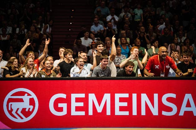 Die Finals 2026 - Judo, Mixed-Team-Meisterschaften, , 25.07.2026 Team Brandenburg gewinnt die deutsche Meisterschaft gegen das Team Niedersachsen im Finale; Die Finals 2026 - Judo, Mixed-Team-Meisterschaften, am 25.07.2026 in der ZAG Arena, Hannover *** The Finals 2026 Artistic Gymnastics, July 25, 2026: Team Brandenburg wins the German championship against Team Lower Saxony in the final of The Finals 2026 Artistic Gymnastics on July 25, 2026, at the ZAG Arena in Hanover Copyright: xBEAUTIFULxSPORTS Tonhäuserx