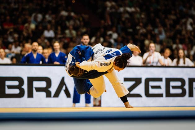Die Finals 2026 - Judo, Mixed-Team-Meisterschaften, , 25.07.2026 Team Brandenburg gewinnt die deutsche Meisterschaft gegen das Team Niedersachsen im Finale; Die Finals 2026 - Judo, Mixed-Team-Meisterschaften, am 25.07.2026 in der ZAG Arena, Hannover *** The Finals 2026 Artistic Gymnastics, July 25, 2026: Team Brandenburg wins the German championship against Team Lower Saxony in the final of The Finals 2026 Artistic Gymnastics on July 25, 2026, at the ZAG Arena in Hanover Copyright: xBEAUTIFULxSPORTS Tonhäuserx