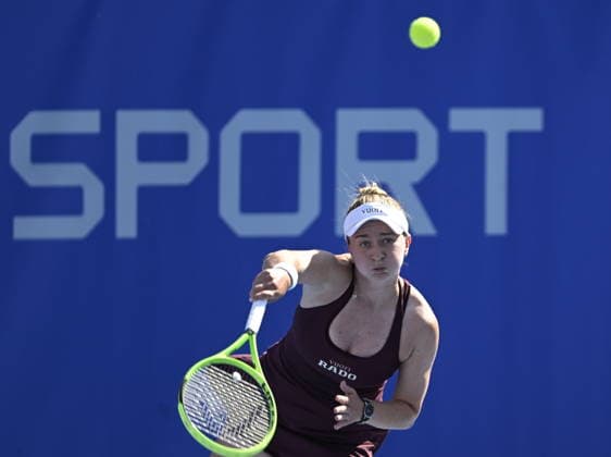 Barbora Krejcikova of Czech Republic in action during the match against Lilli Tagger of Austria within the women s WTA, Tennis Damen 250 Livesport Prague Open 2026 tennis tournament in Prague, Czech Republic, on July 25, 2026. (CTKxPhoto MichalxKrumphanzl) CTKPhotoP2026072503931  CTKPhotoP2026072503931