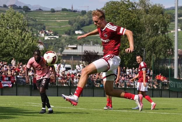 25.07.2026 - Fussball - Saison 2026 2027 - Testspiel Freundschaftsspiel Vorbereitungsspiel: 1. FC Nürnberg Nuernberg FCN ( Club ) - Palermo FC - Sportfoto Zink DaMa - xdaxmax - Eric Porstner (41, 1. FC Nürnberg FCN ) *** July 25, 2026 Soccer Season 2026–2027 Exhibition Match Friendly Match Preseason Match 1. FC Nürnberg Nuremberg FCN Club Palermo FC Sports Photo Zink DaMa xdaxmax Eric Porstner 41, 1. FC Nürnberg FCN