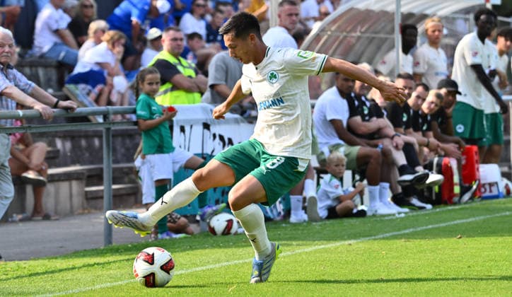 25.07.2026 - Fussball - Saison 2026 2027 - Testspiel Freundschaftsspiel Vorbereitungsspiel - TSG 1899 Hoffenheim - SpVgg Greuther Fürth ( Kleeblatt ) - - Sportfoto Zink - xwoxzix - regulations prohibit any use of photographs as image sequences and or quasi-video - only for editorial use - Shinta Appelkamp (8, SpVgg Greuther Fürth ) *** July 25, 2026 Soccer Season 2026–2027 Exhibition Match Friendly Match Preseason Match TSG 1899 Hoffenheim SpVgg Greuther Fürth Kleeblatt Sports Photo Zink xwoxzix Regulations prohibit any use of photographs as image sequences and or quasi-video For editorial use only. Shinta Appelkamp 8, SpVgg Greuther Fürth