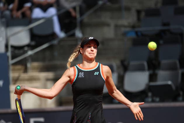 MSC Hamburg Ladies Open WTA, Tennis Damen 250): Anna Bondar (Ungarn) im Halbfinale am Rothenbaum. *** MSC Hamburg Ladies Open WTA 250: Anna Bondar of Hungary Advances to the Semifinals at Rothenbaum