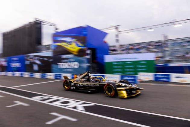 2026 FORMULA E TOKYO ePRIX 77 BARNARD Taylor (gbr), DS Penske, DS E-Tense FE25, action during the Tokyo ePrix, 14th and 15th round of the 2025-26 ABB FIA Formula E World Championship, WM, Weltmeisterschaft on the Tokyo Street Circuit from July 24 to 26, 2026 in Tokyo, Japan - TokyoJapan  Copyright: xDamienxDoumerguex
