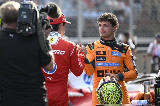 July 25, 2026, Budapest, Budapest, Hungary: Polesitter Lando Norris of McLaren in parc fermo after the qualifying session of the 2026 Hungarian Grand Prix in Budapest, Hungary on 25 July 2026. Budapest Hungary - ZUMAs291 20260725_zip_s291_056 Copyright: xBalintxSzentgallayx