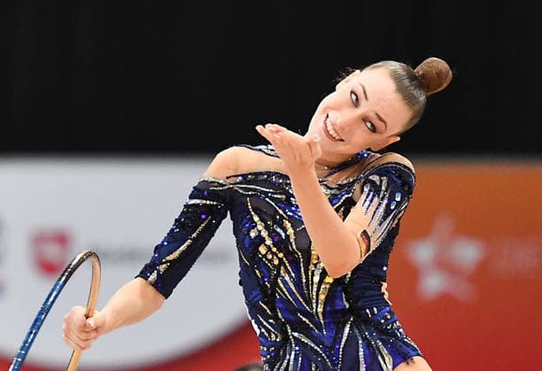 25.07.2026, xhbx, Turnen Rhythmische Sportgymnastik, Deutsche Meisterschaften 2026 v.l. Darja Varfolomeev (TSV Schmiden 1902) Übungen mit dem Reifen (DFL DFB REGULATIONS PROHIBIT ANY USE OF PHOTOGRAPHS as IMAGE SEQUENCES and or QUASI-VIDEO) Hannover *** July 25, 2026, xhbx, Gymnastics, Rhythmic Gymnastics, 2026 German Championships v l Darja Varfolomeev TSV Schmiden 1902 Hoop Routine DFL DFB REGULATIONS PROHIBIT ANY USE OF PHOTOGRAPHS as IMAGE SEQUENCES and or QUASI-VIDEO Hannover