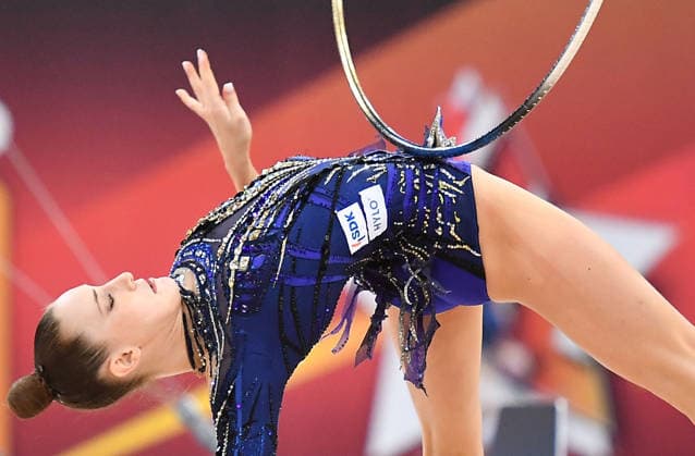25.07.2026, xhbx, Turnen Rhythmische Sportgymnastik, Deutsche Meisterschaften 2026 v.l. Darja Varfolomeev (TSV Schmiden 1902) Übungen mit dem Reifen (DFL DFB REGULATIONS PROHIBIT ANY USE OF PHOTOGRAPHS as IMAGE SEQUENCES and or QUASI-VIDEO) Hannover *** July 25, 2026, xhbx, Gymnastics, Rhythmic Gymnastics, 2026 German Championships v l Darja Varfolomeev TSV Schmiden 1902 Hoop Routine DFL DFB REGULATIONS PROHIBIT ANY USE OF PHOTOGRAPHS as IMAGE SEQUENCES and or QUASI-VIDEO Hannover