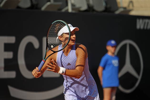 MSC Hamburg Ladies Open WTA, Tennis Damen 250): Elina Avanesyan (Armenien) im Halbfinale am Rothenbaum. *** MSC Hamburg Ladies Open WTA 250: Elina Avanesyan of Armenia Advances to the Semifinals at Rothenbaum