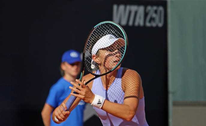 MSC Hamburg Ladies Open WTA, Tennis Damen 250): Elina Avanesyan (Armenien) im Halbfinale am Rothenbaum. *** MSC Hamburg Ladies Open WTA 250: Elina Avanesyan of Armenia Advances to the Semifinals at Rothenbaum